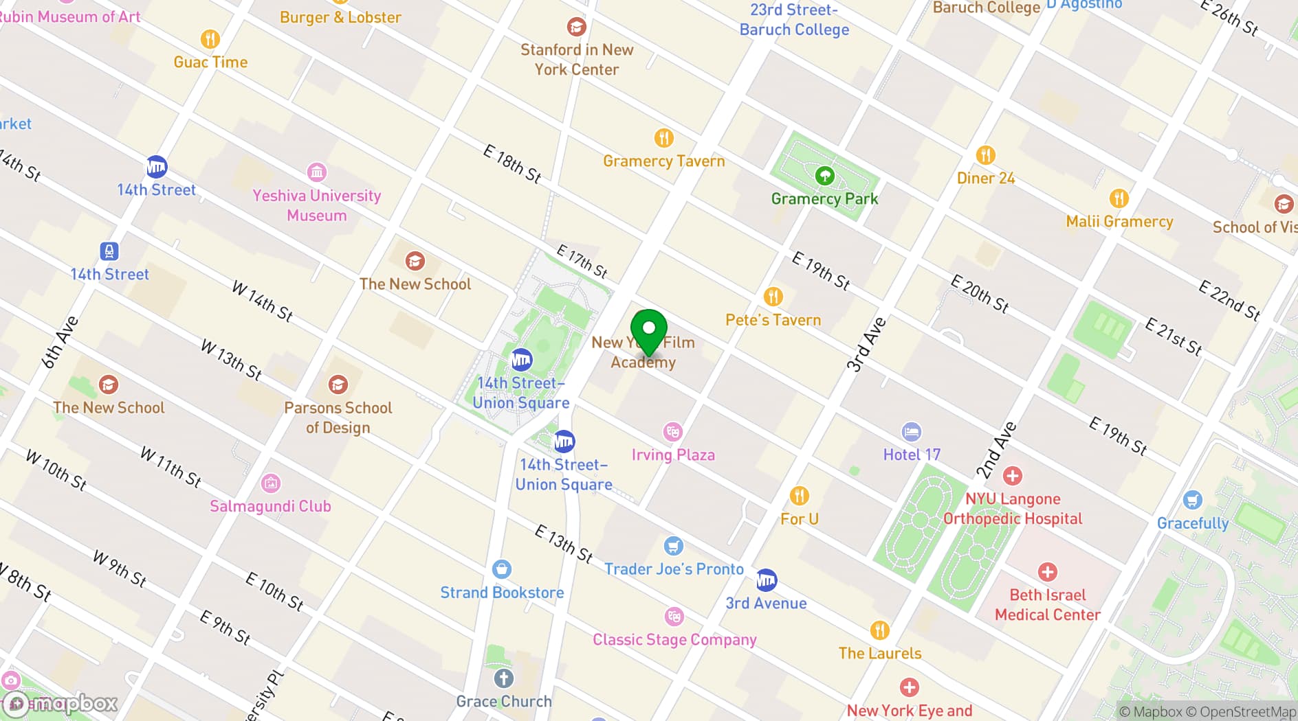 Map showing The Mansion