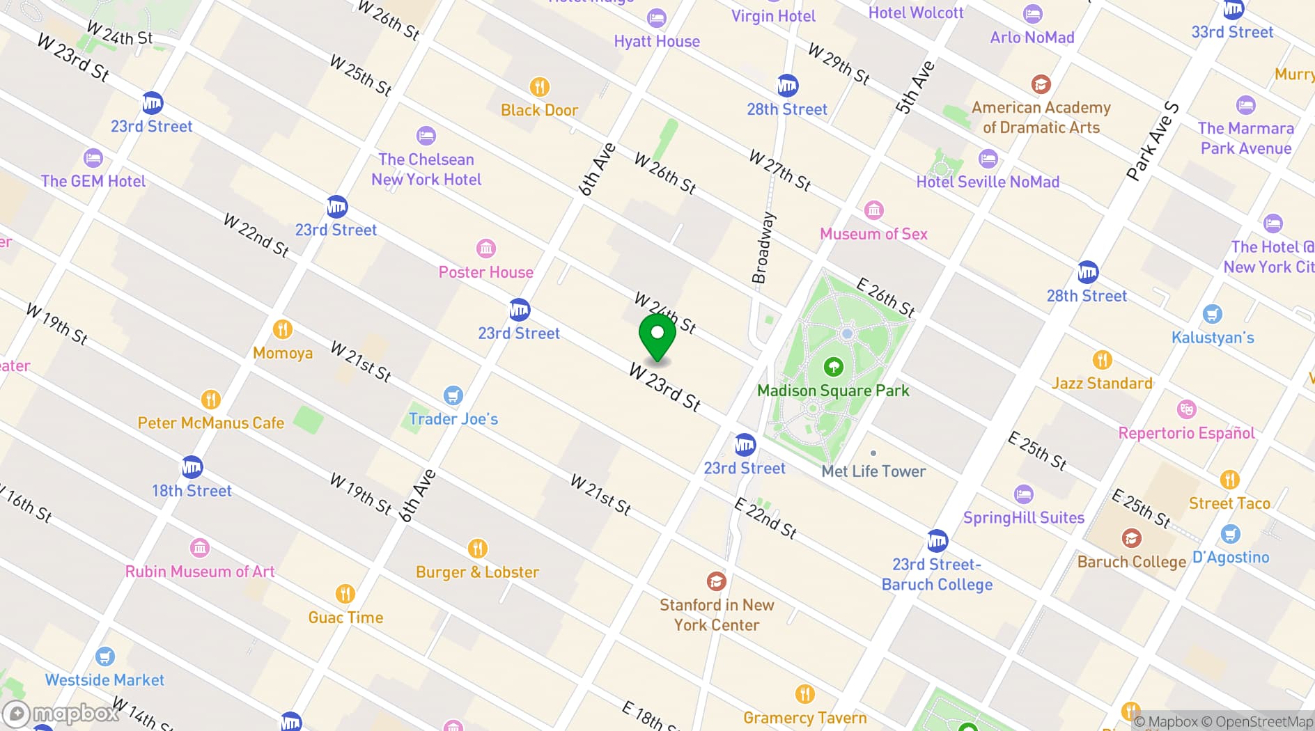 Map showing Iron23