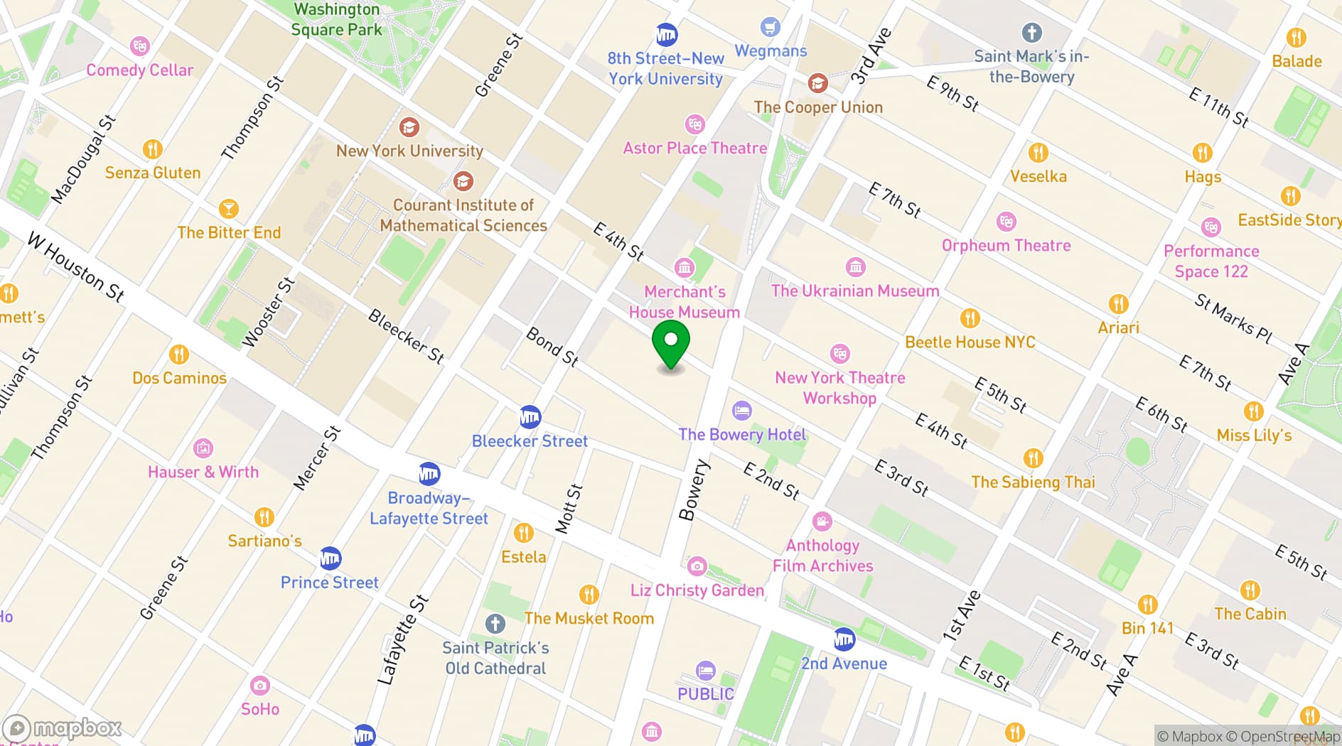 Map showing il Buco Alimentari & Vineria