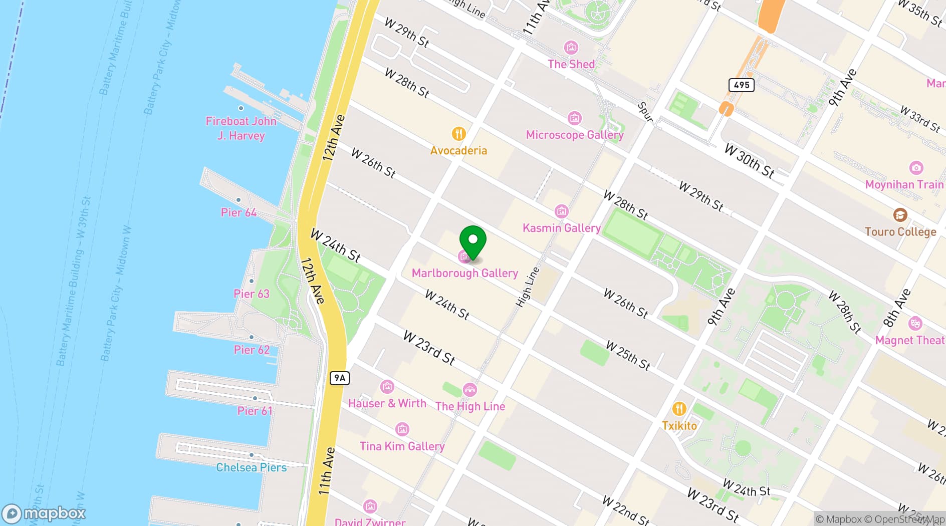 Map showing Lavan Chelsea