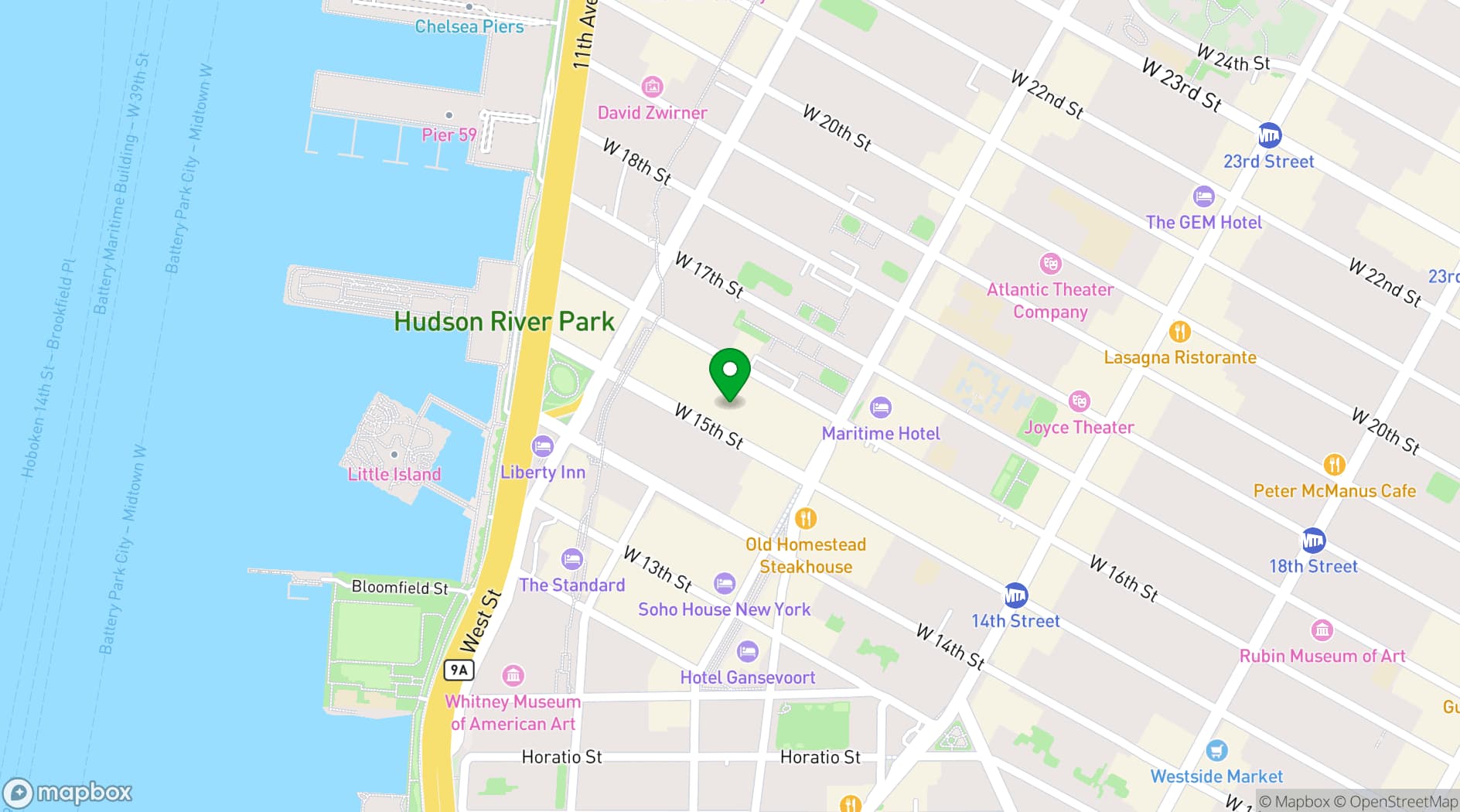 Map showing Buddakan