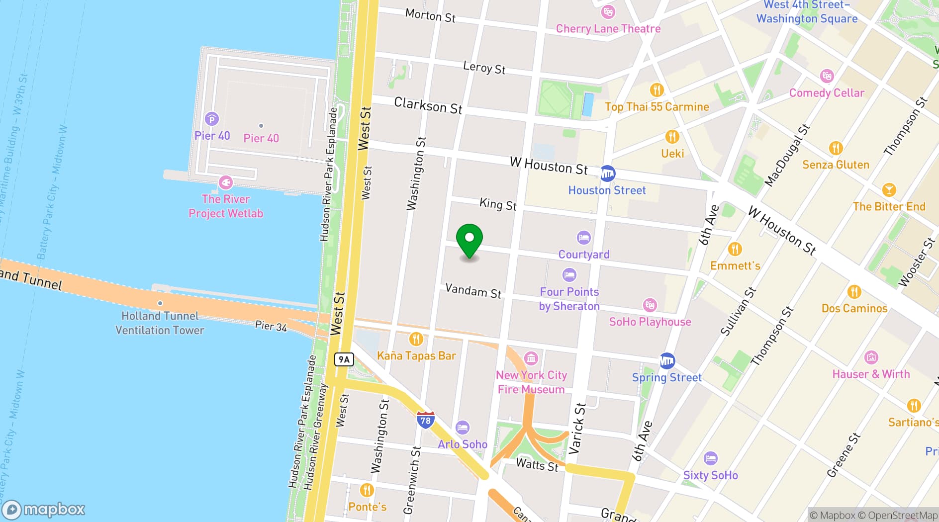 Map showing Jutta Gallery