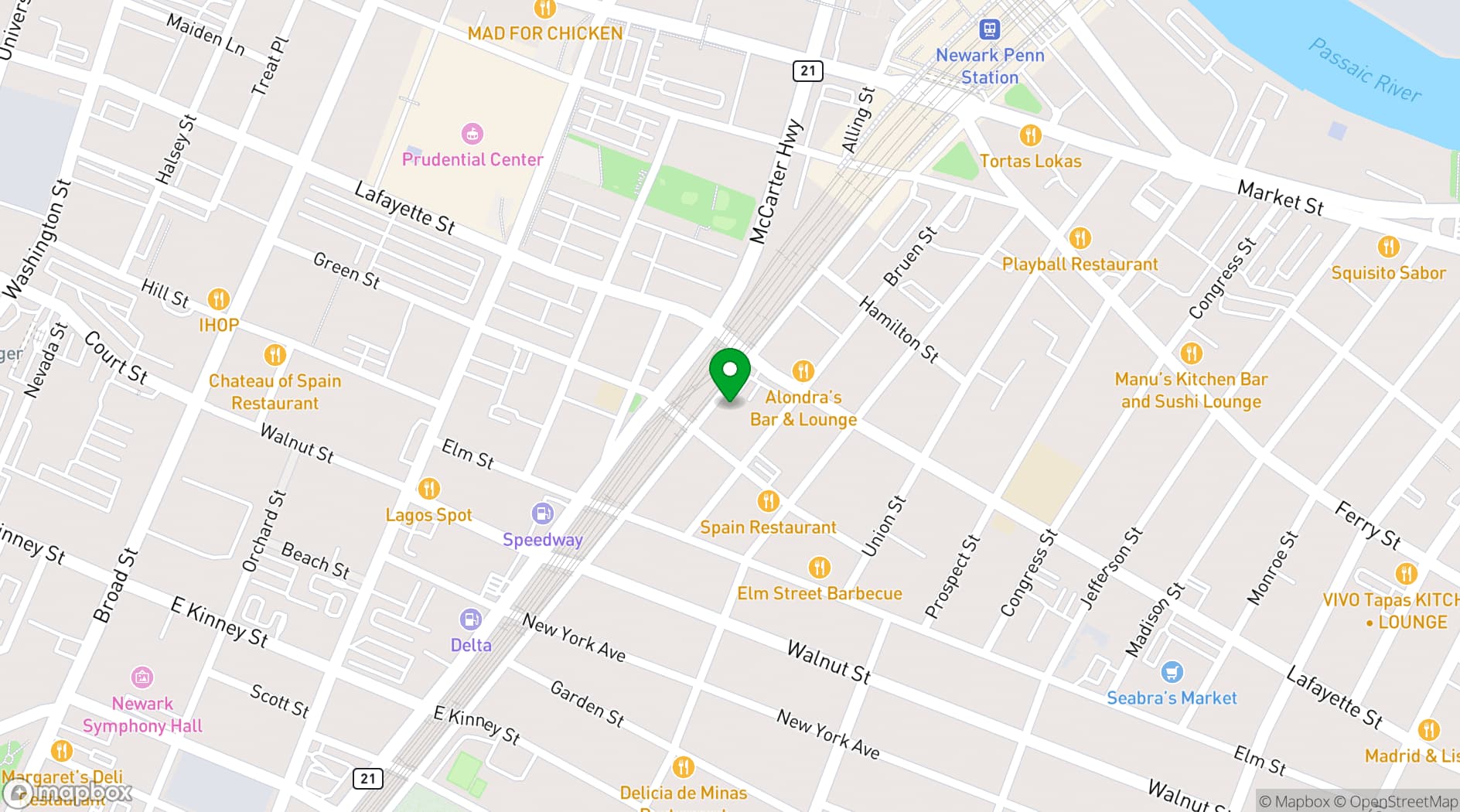 Map showing 3rd Space Cowork