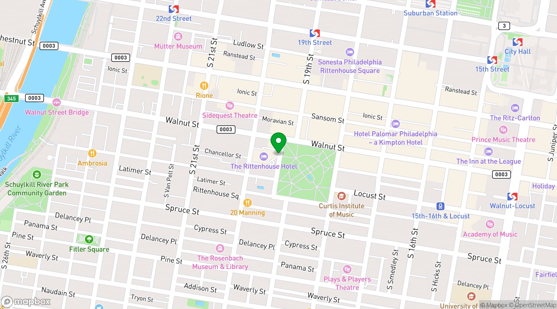 Map showing Scarpetta