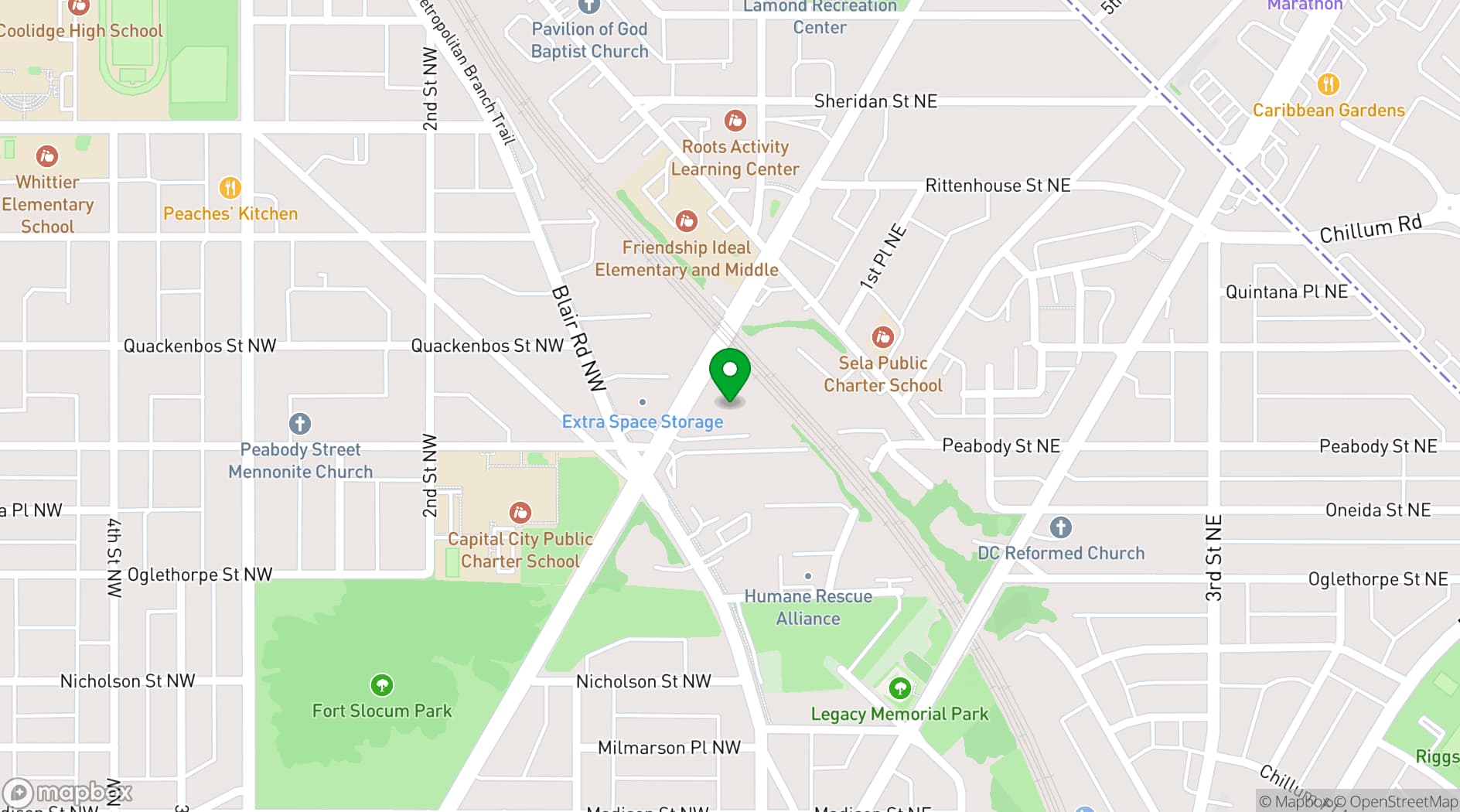 Map showing Chacho Spirits