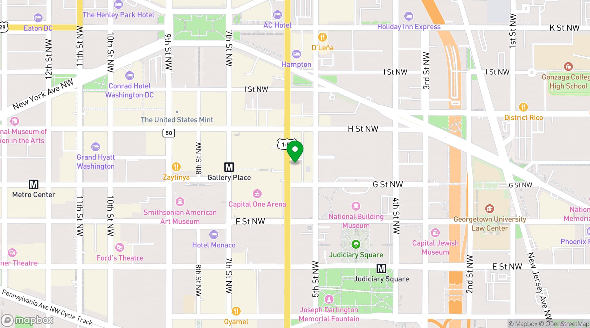 Map showing Bar Deco