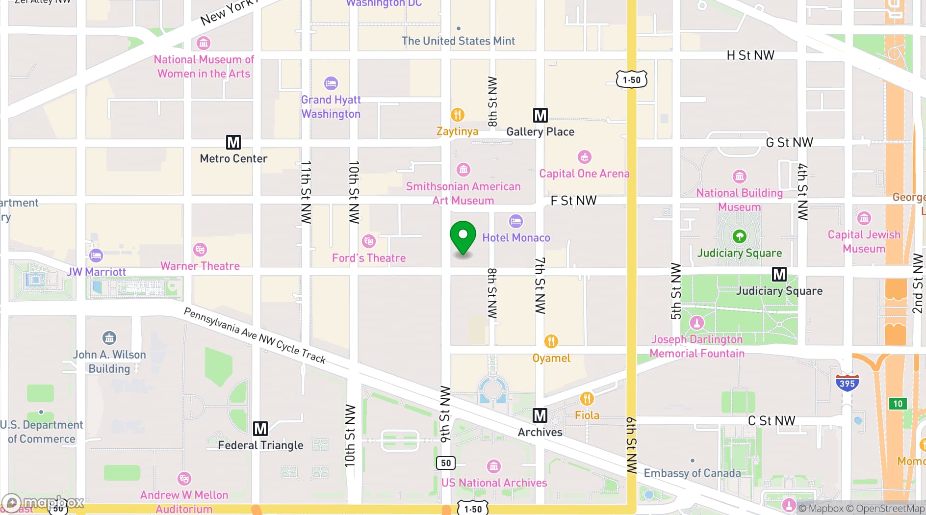 Map showing Minibar & Barmini