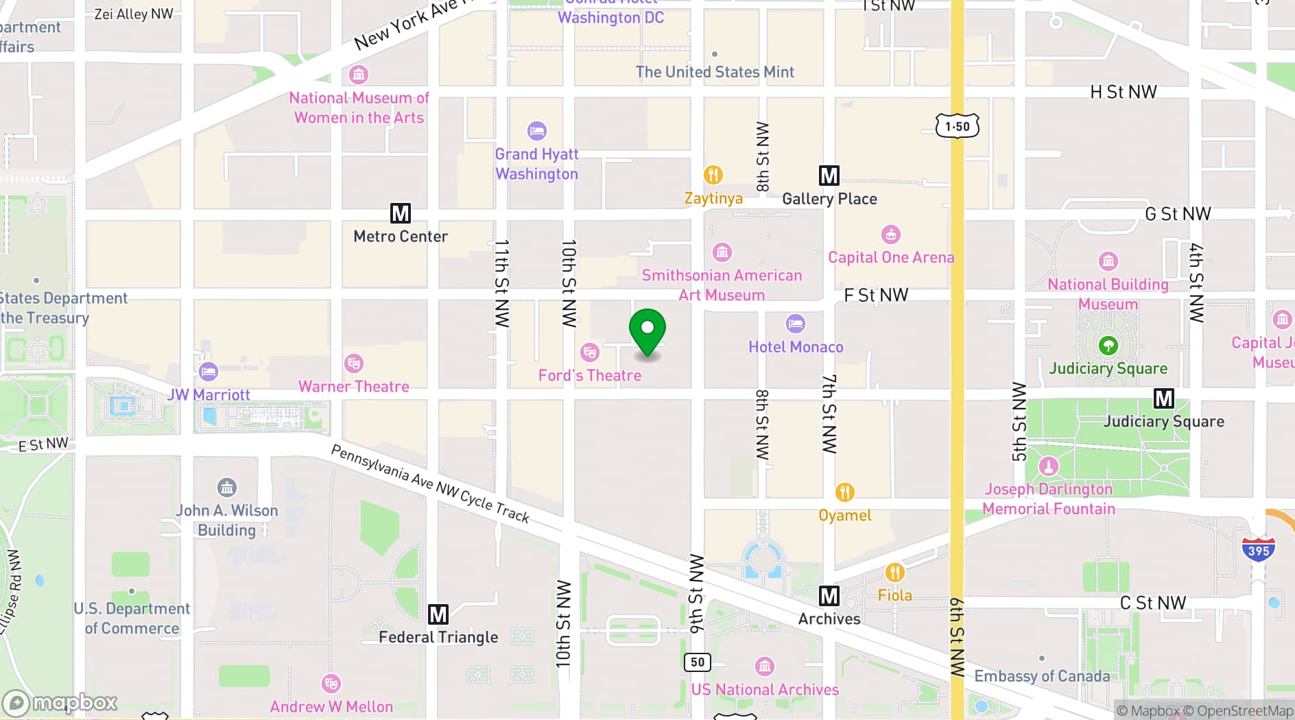 Map showing Asia Nine Bar & Lounge