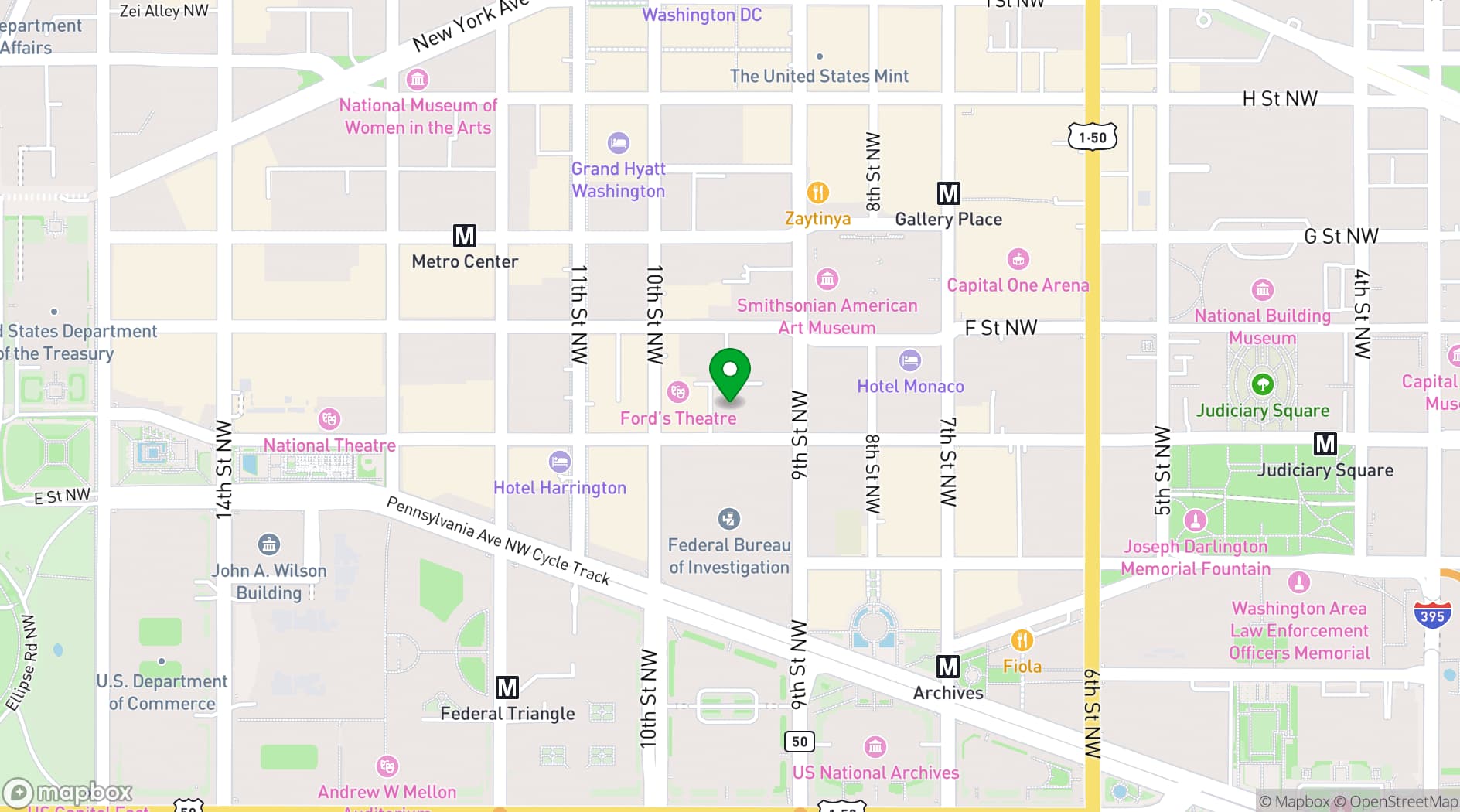 Map showing Asia Nine DC