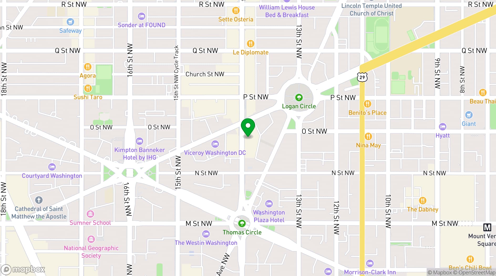 Map showing Fathom Gallery