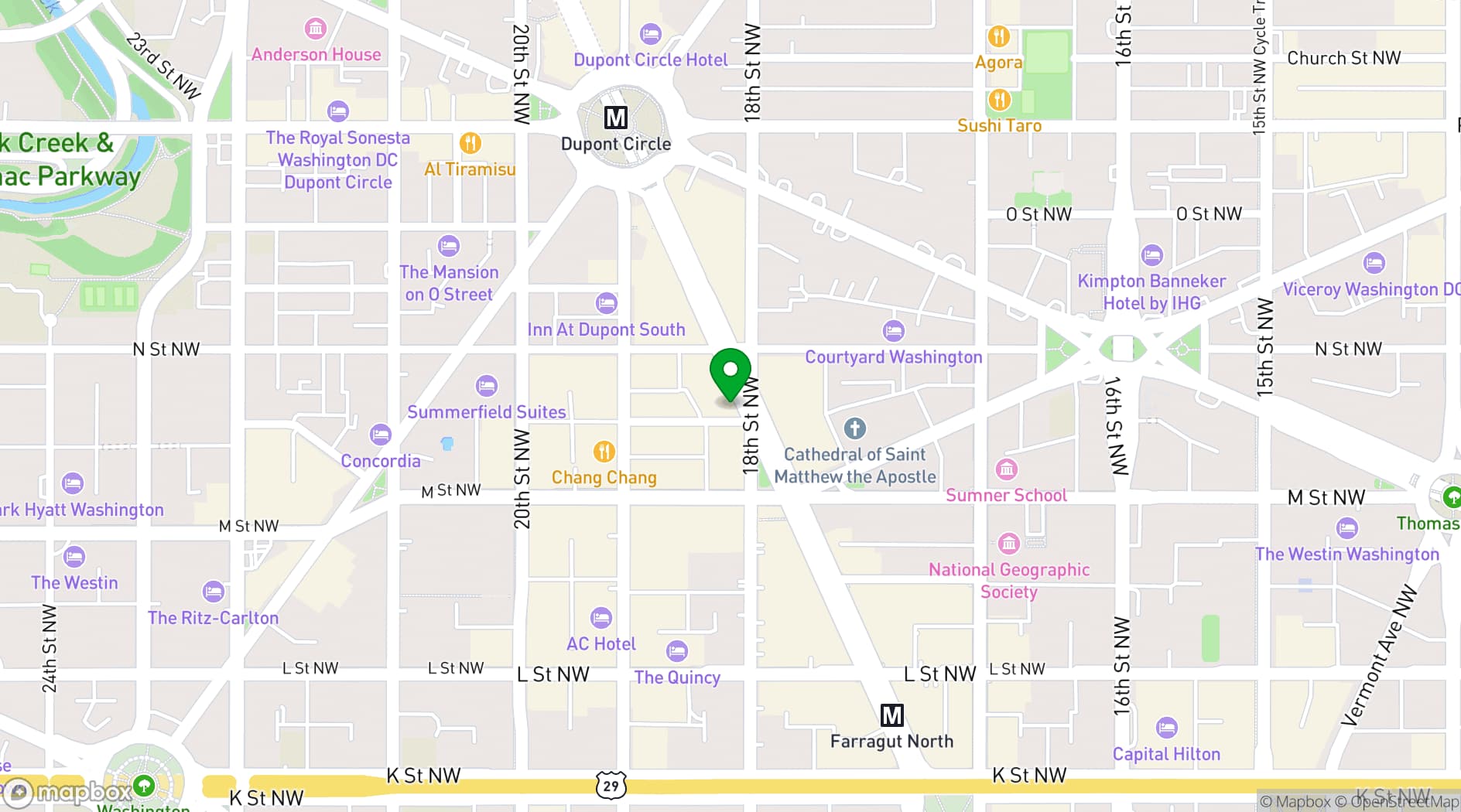 Map showing Saint Yves