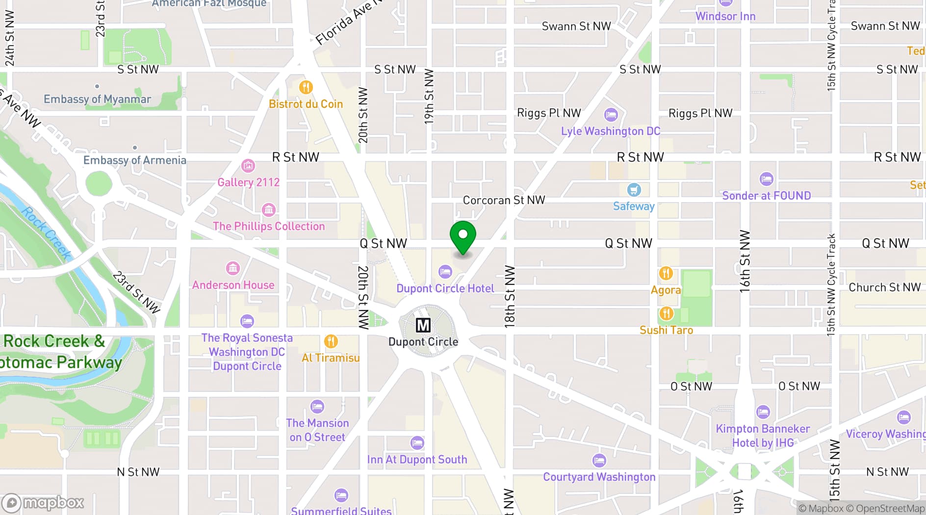 Map showing The Whittemore House