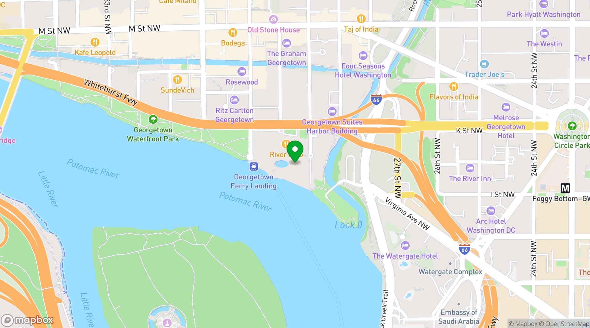 Map showing Sequoia