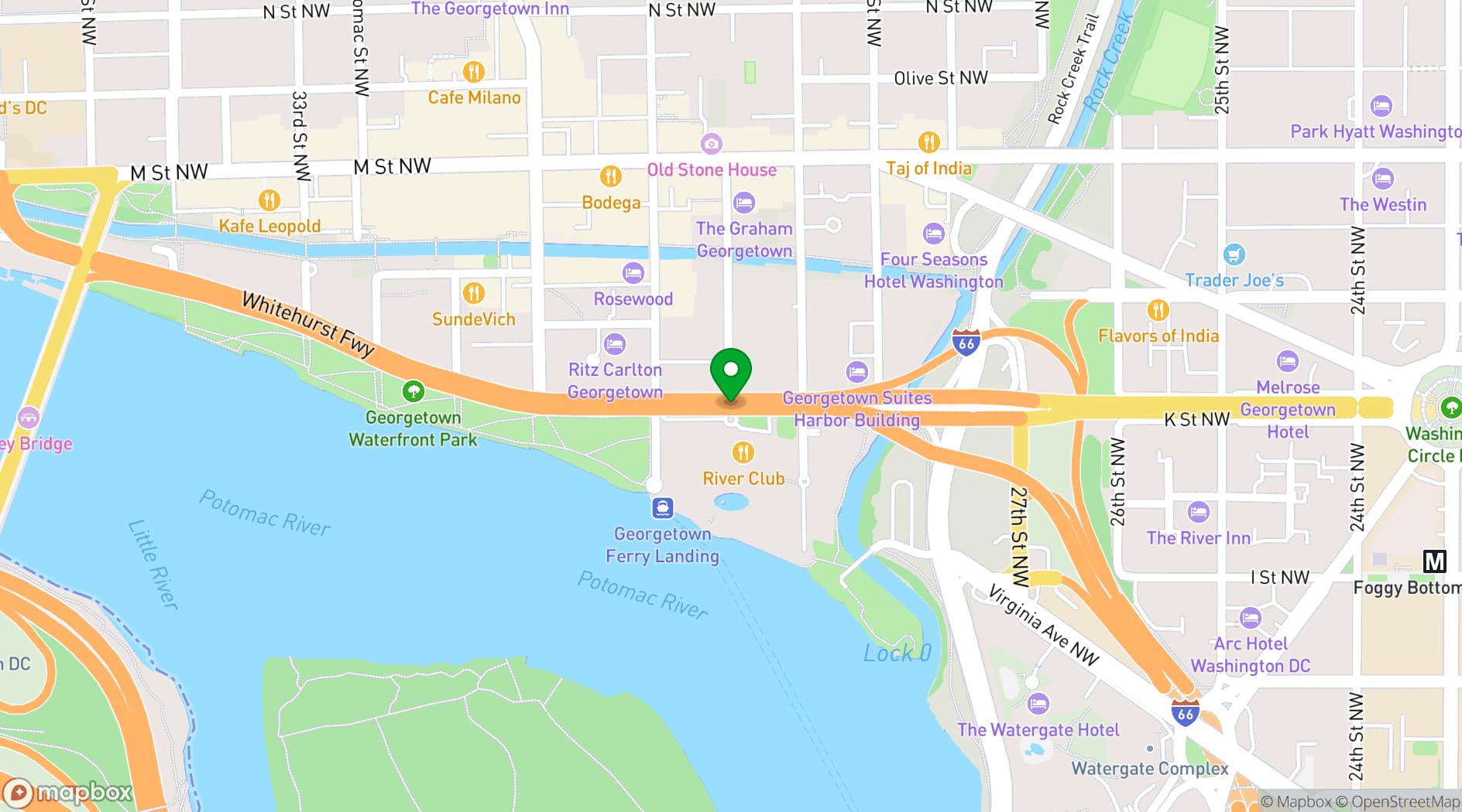 Map showing Sequoia