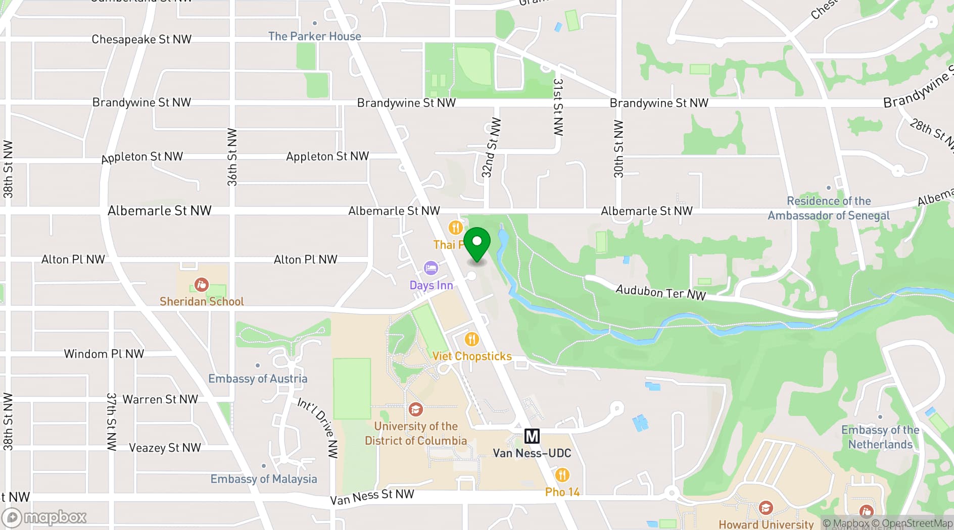 Map showing Sfoglina Pasta House