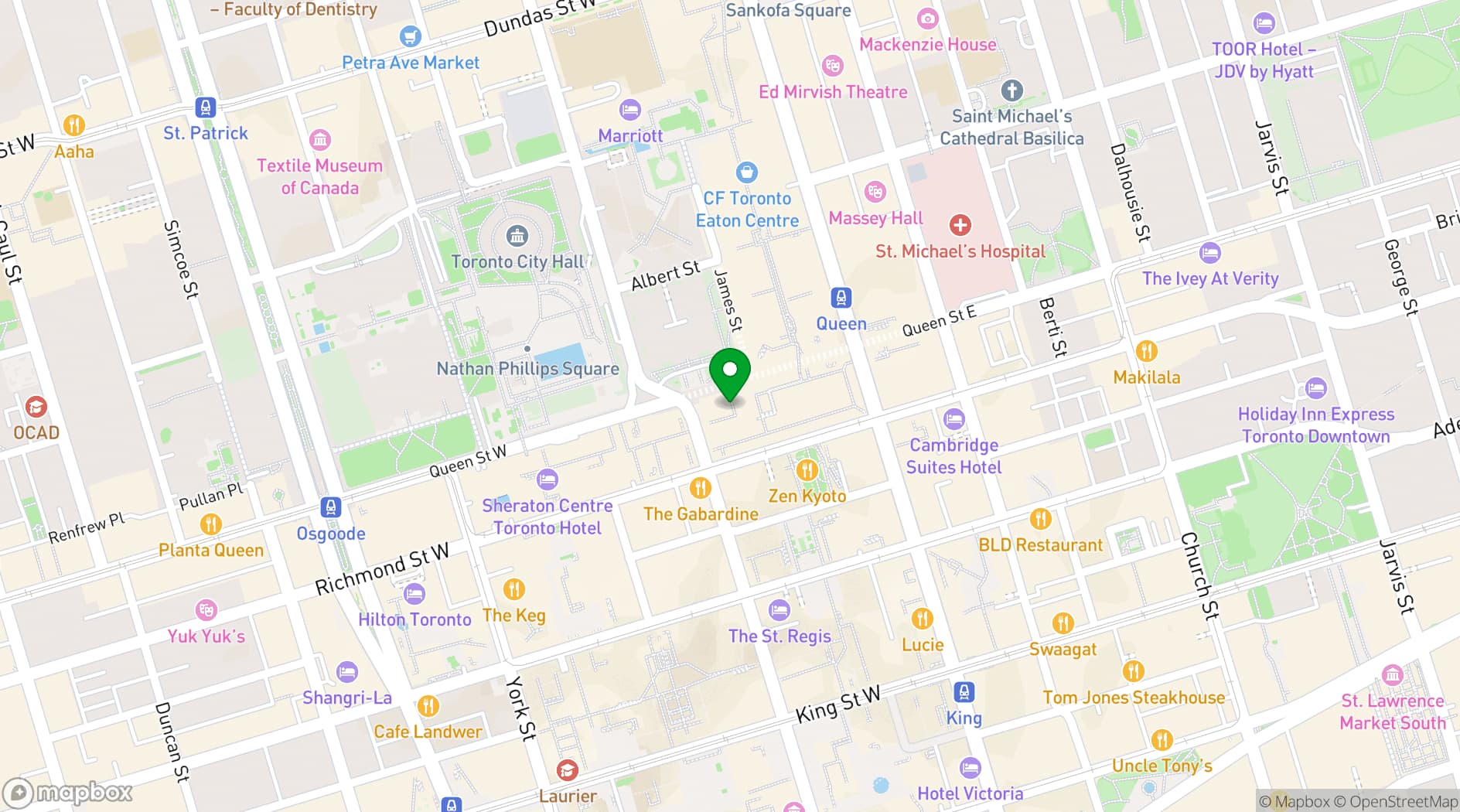Map showing Arcadian