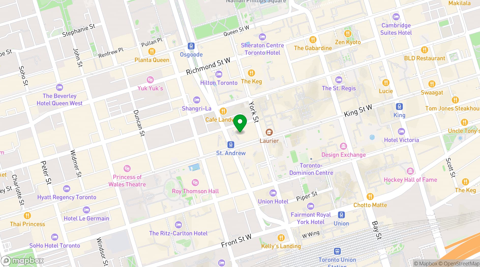 Map showing iQ Offices