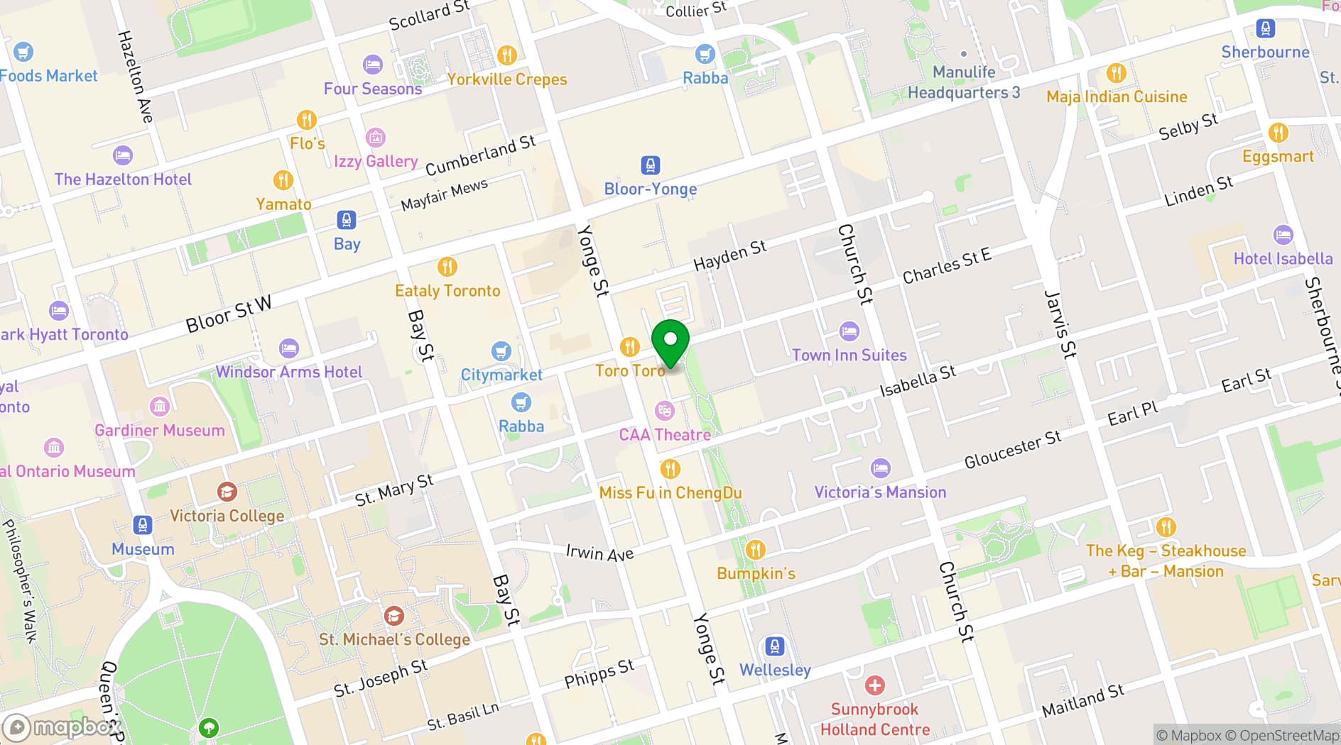Map showing The Anndore House