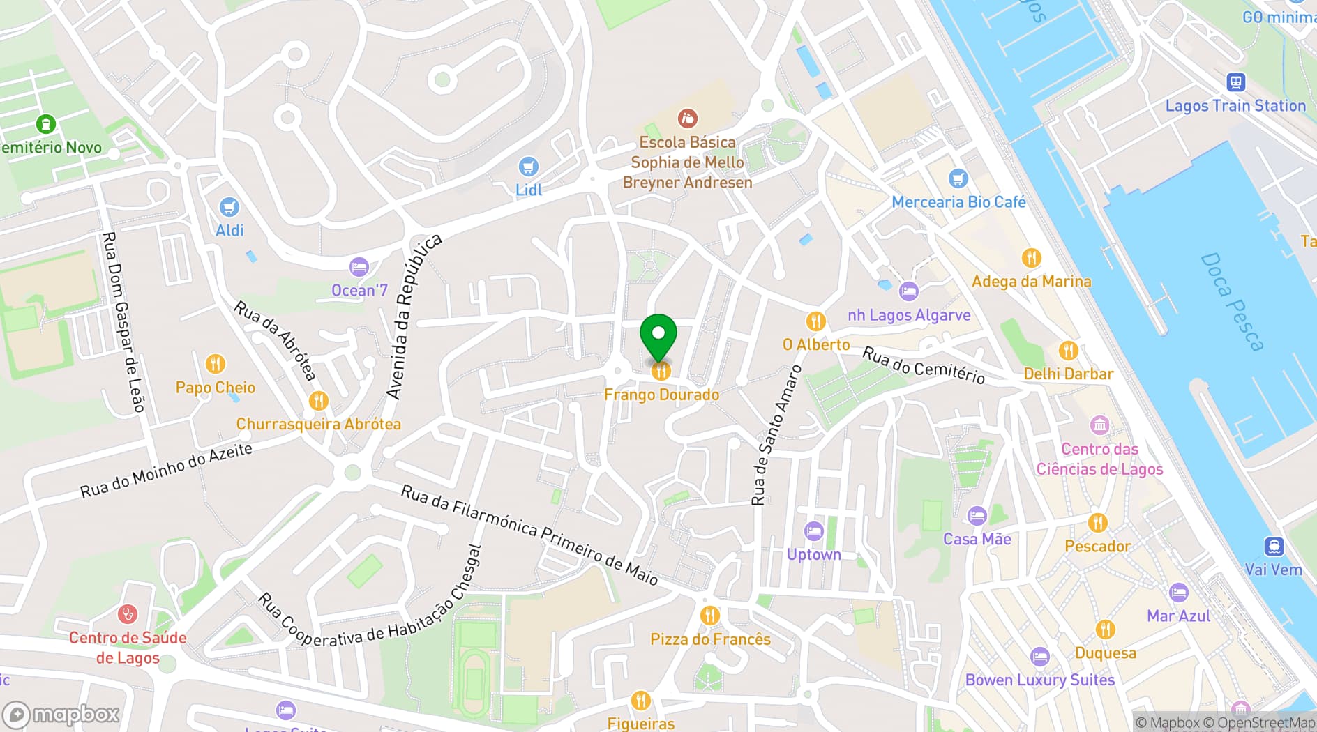 Map showing The Space