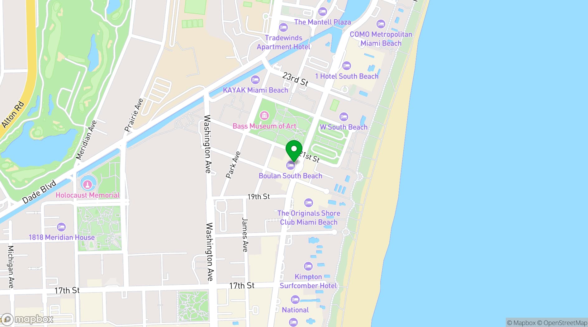 Map showing Orange Blossom