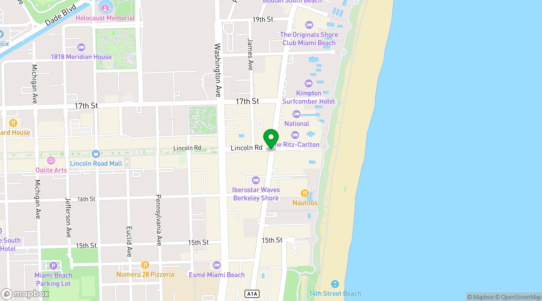 Map showing Maman