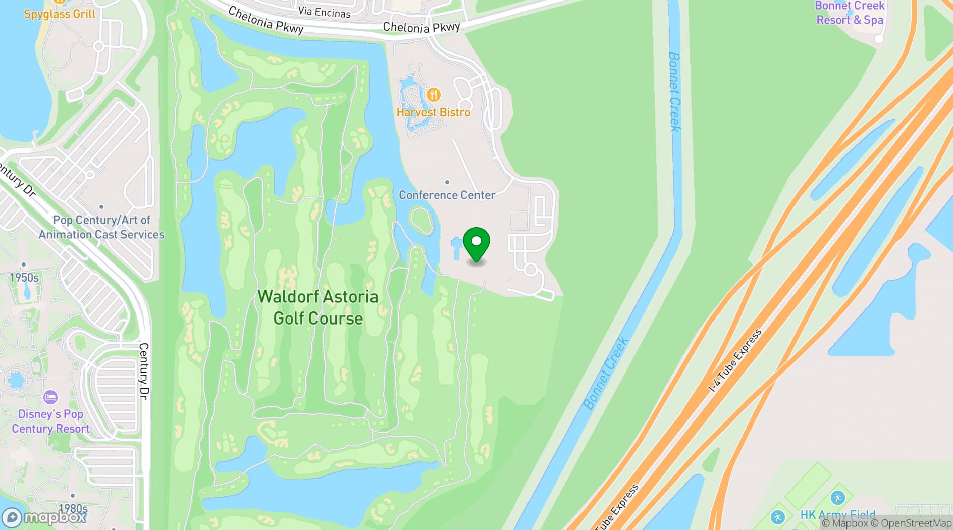 Map showing Bull & Bear
