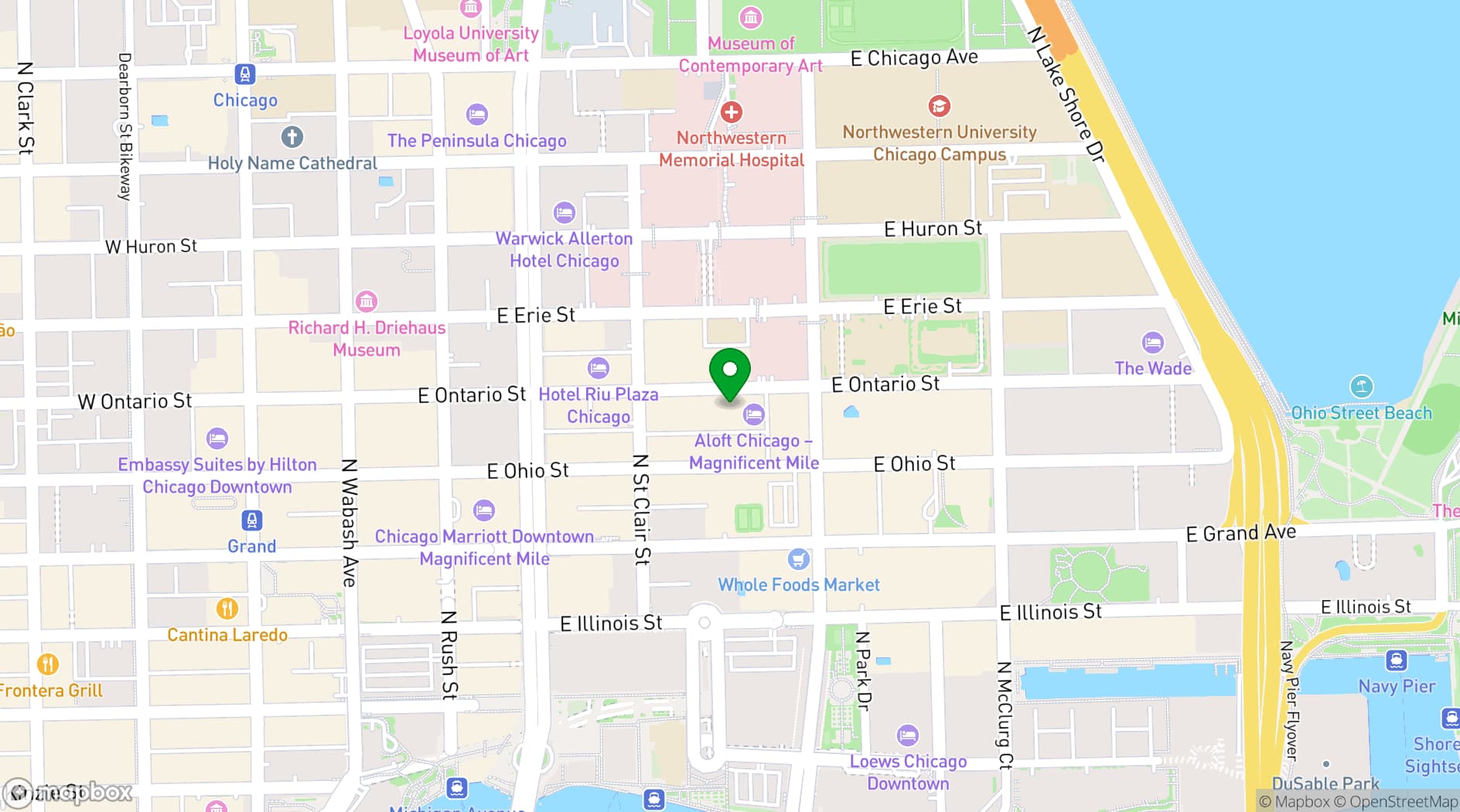 Map showing Ivy Hotel