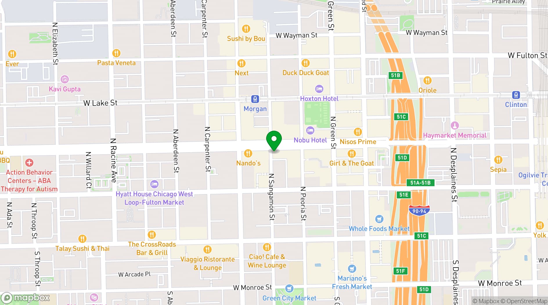 Map showing Formento’s