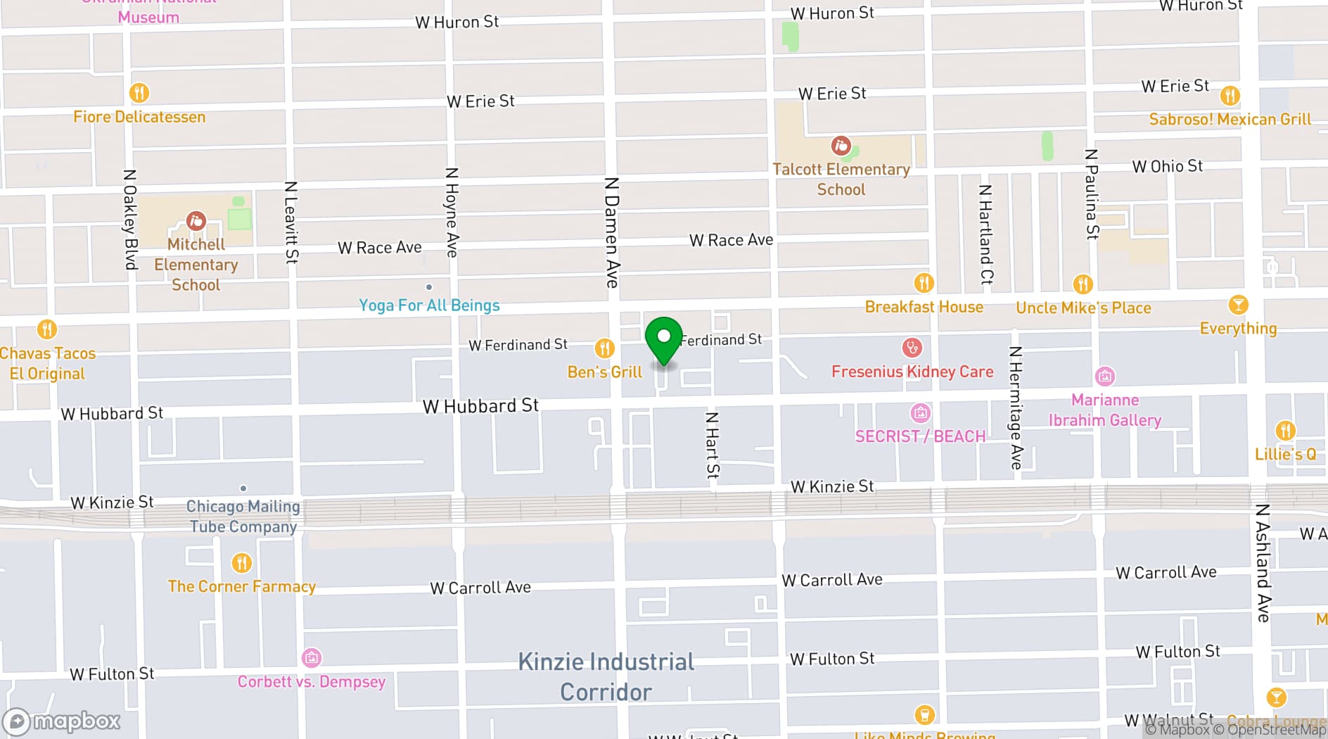 Map showing Salvage One