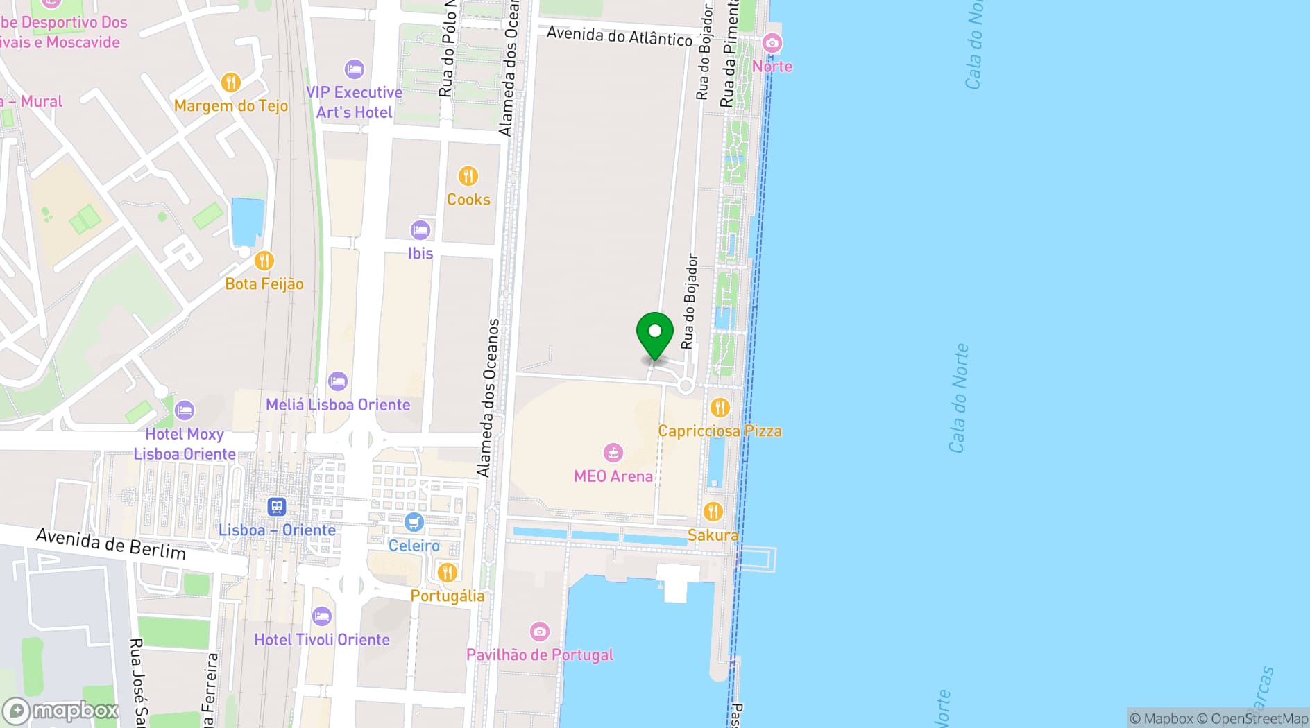 Map showing FIL Meeting Center