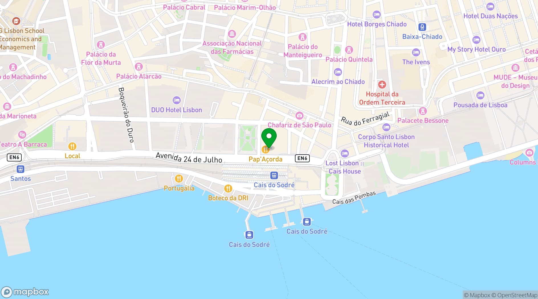 Map showing Second Home Mercado