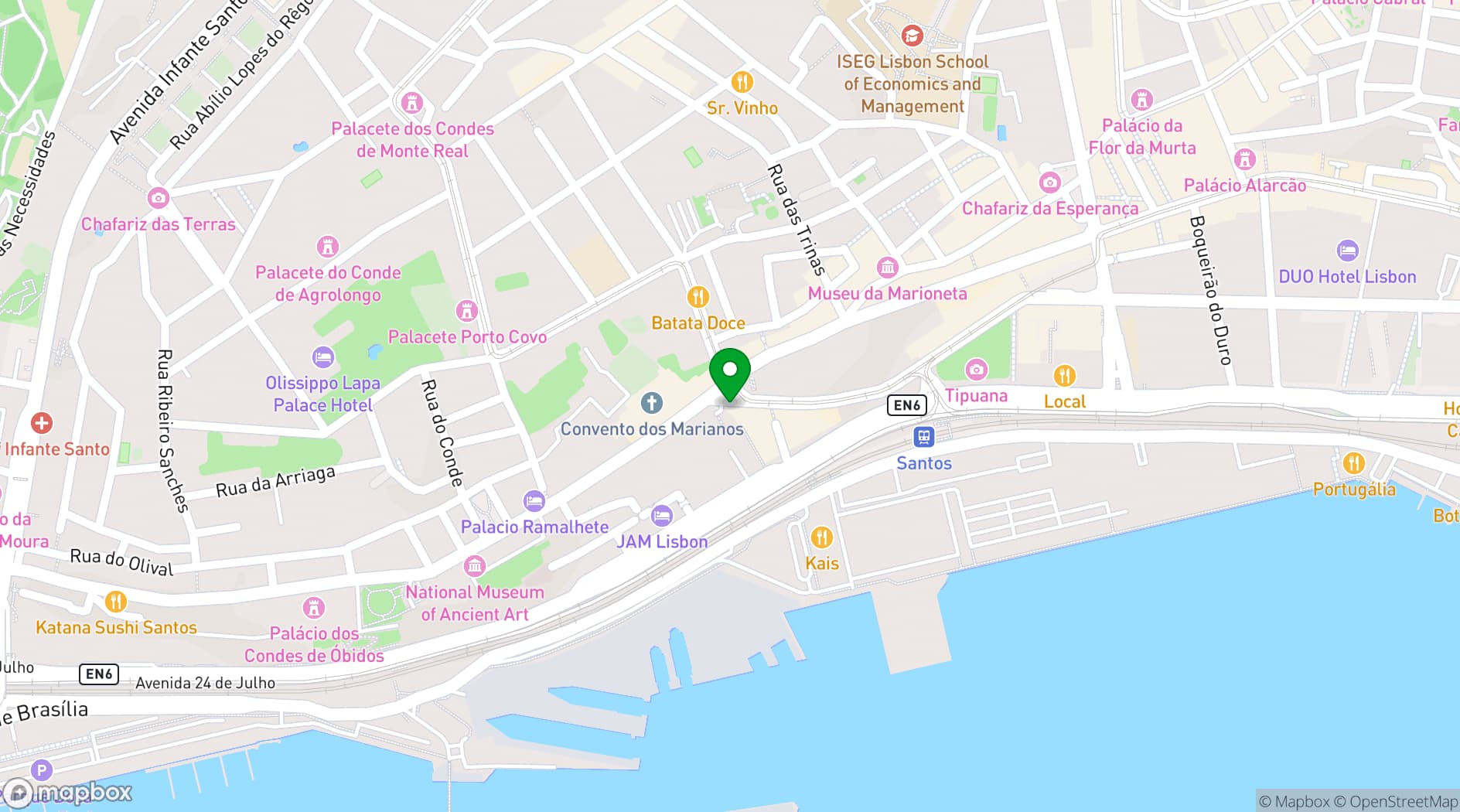 Map showing Flat