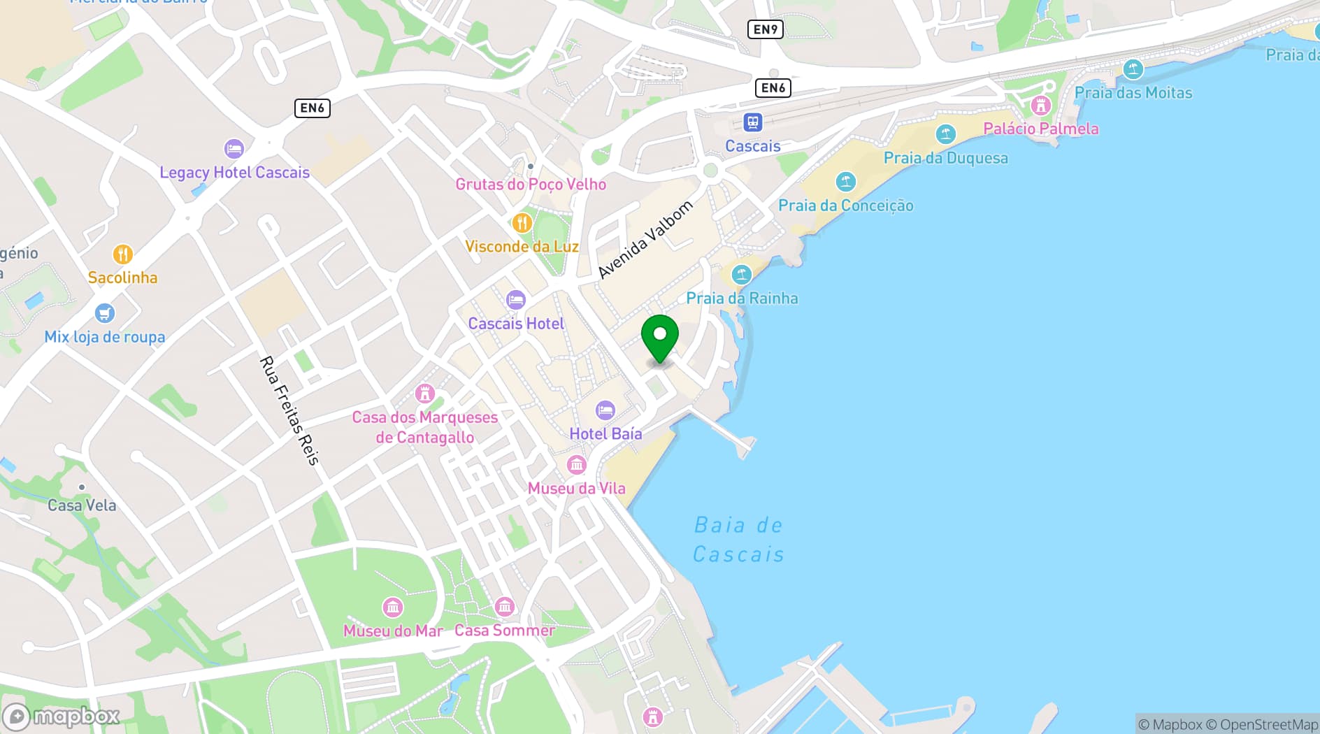 Map showing Lota da Esquina