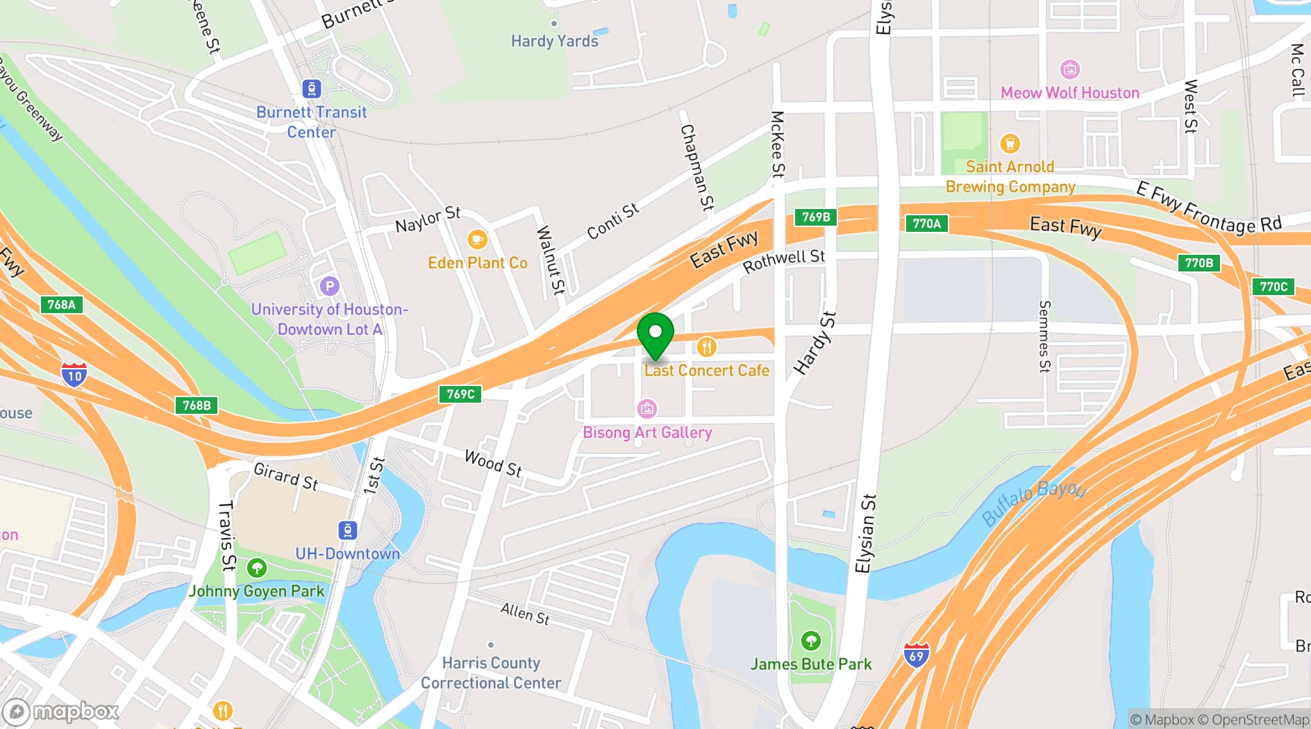 Map showing Ronin Art House