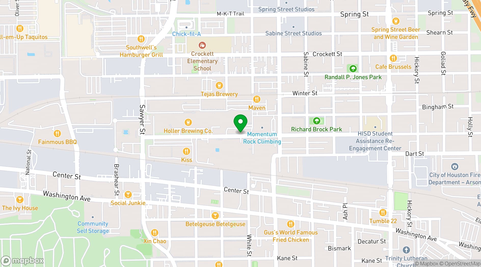 Map showing Silver Street Studios