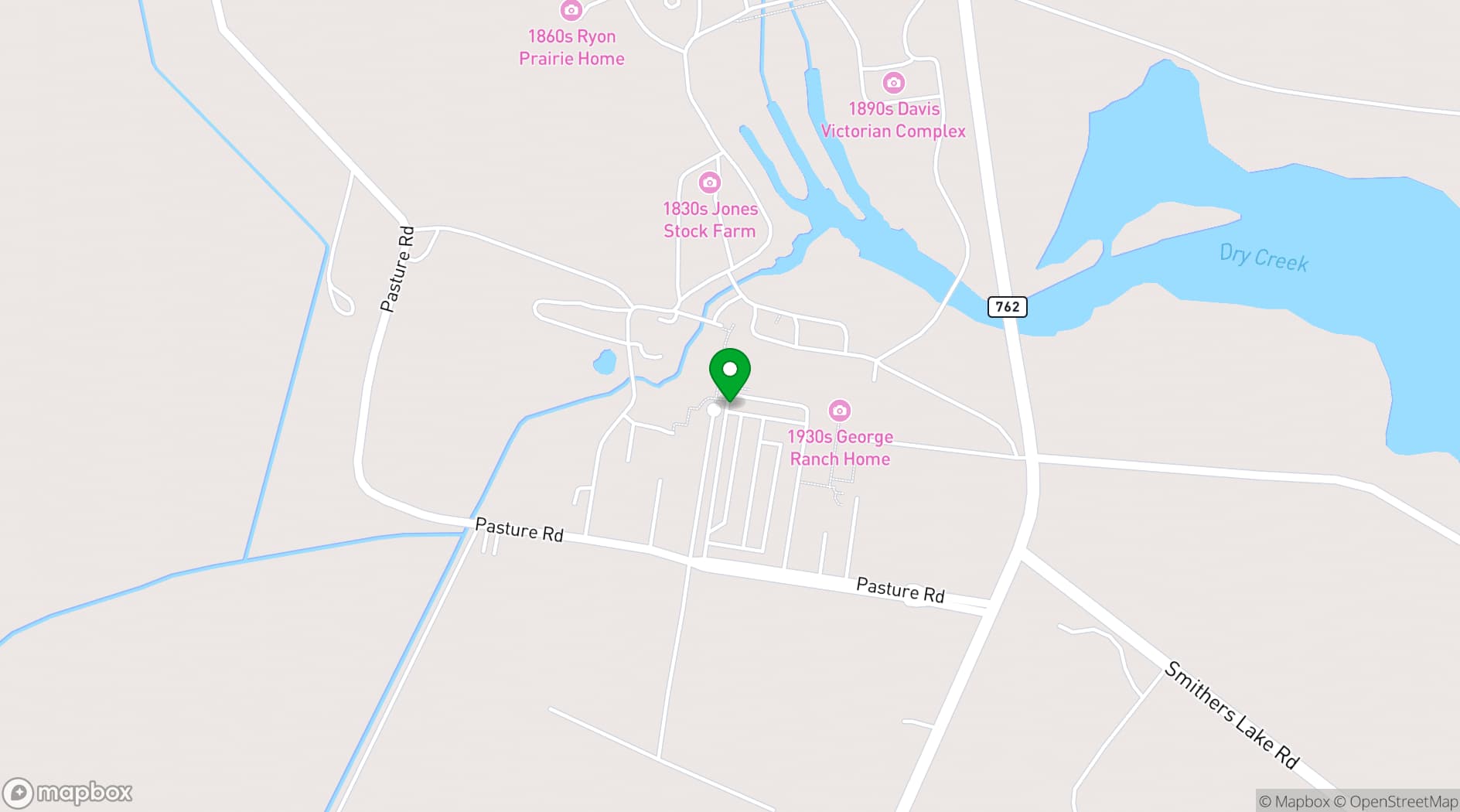 Map showing George Ranch Historical Park