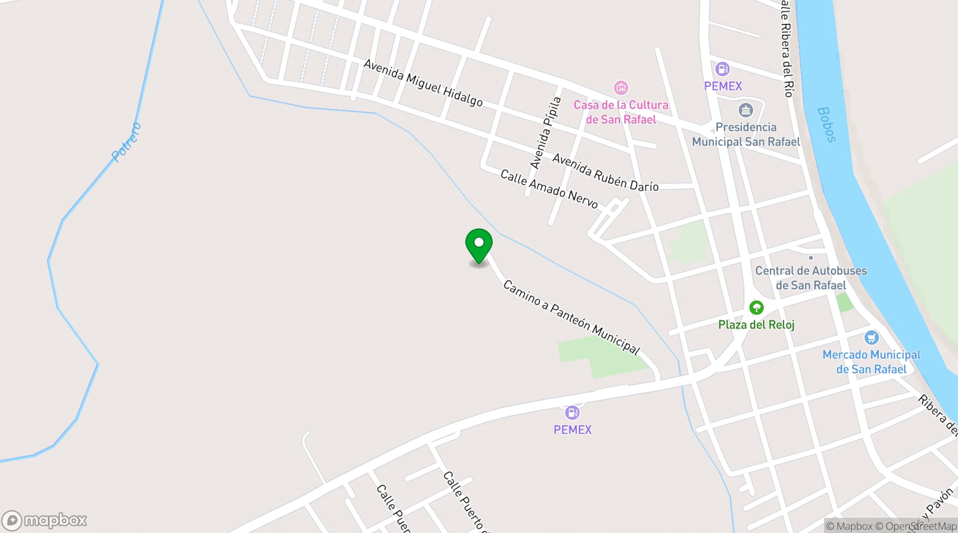 Map showing Maison Couturier