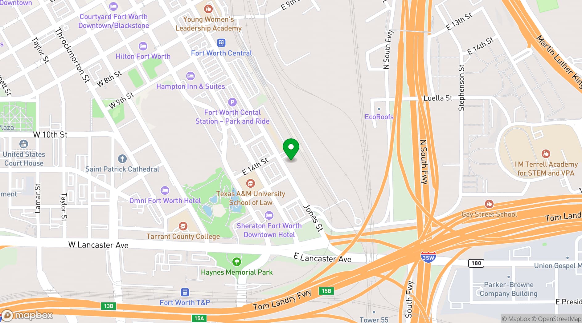 Map showing The Ashton Depot