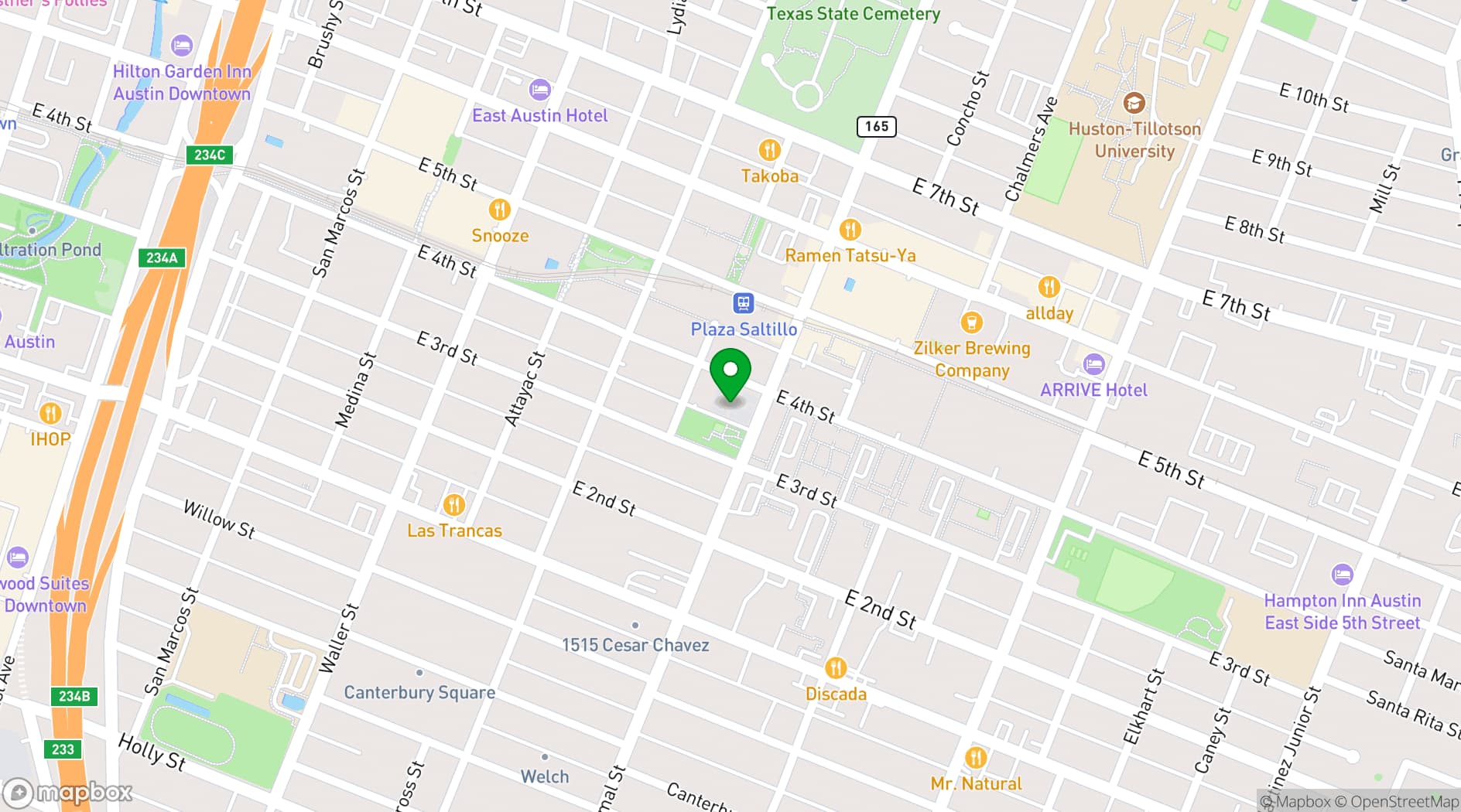 Map showing Bond Collective