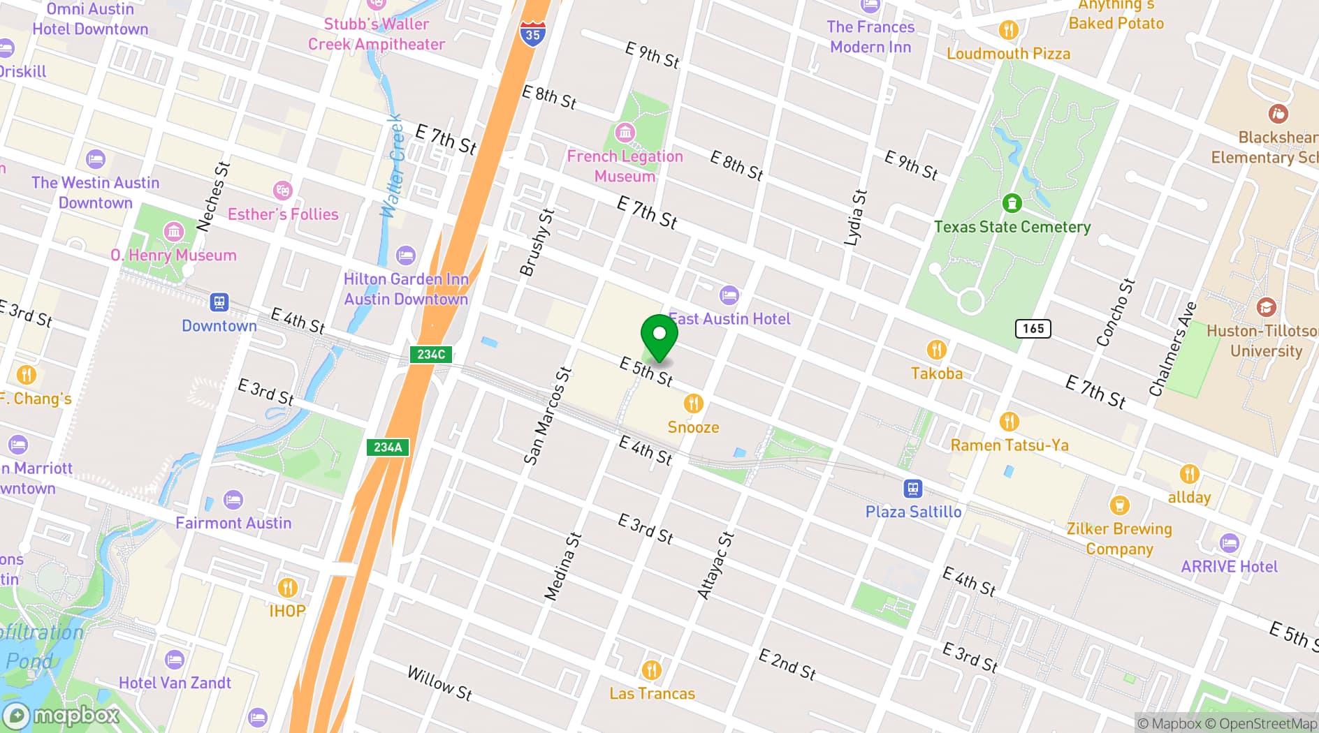 Map showing Fair Market