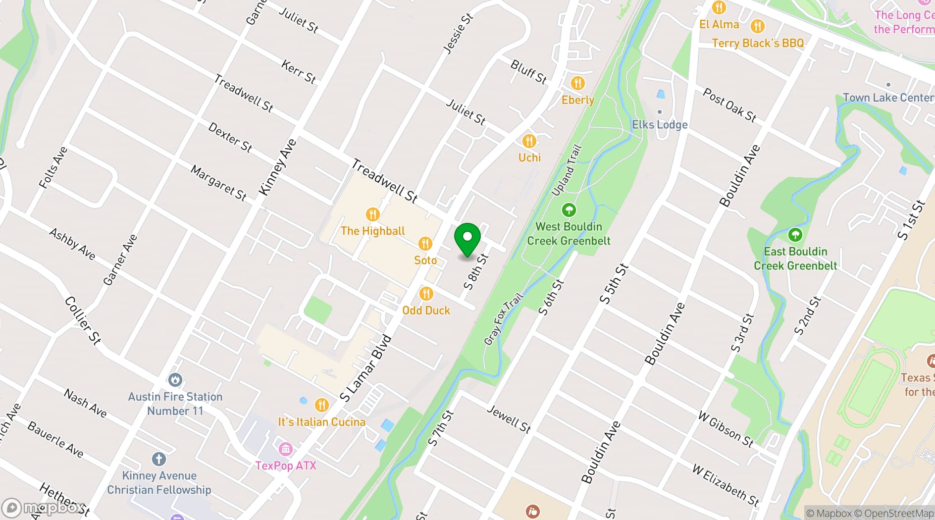 Map showing Sanctuary Event Space