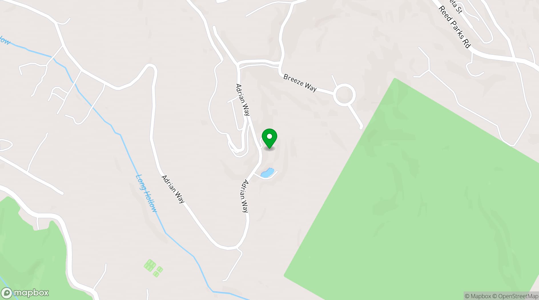 Map showing Villa Antonia