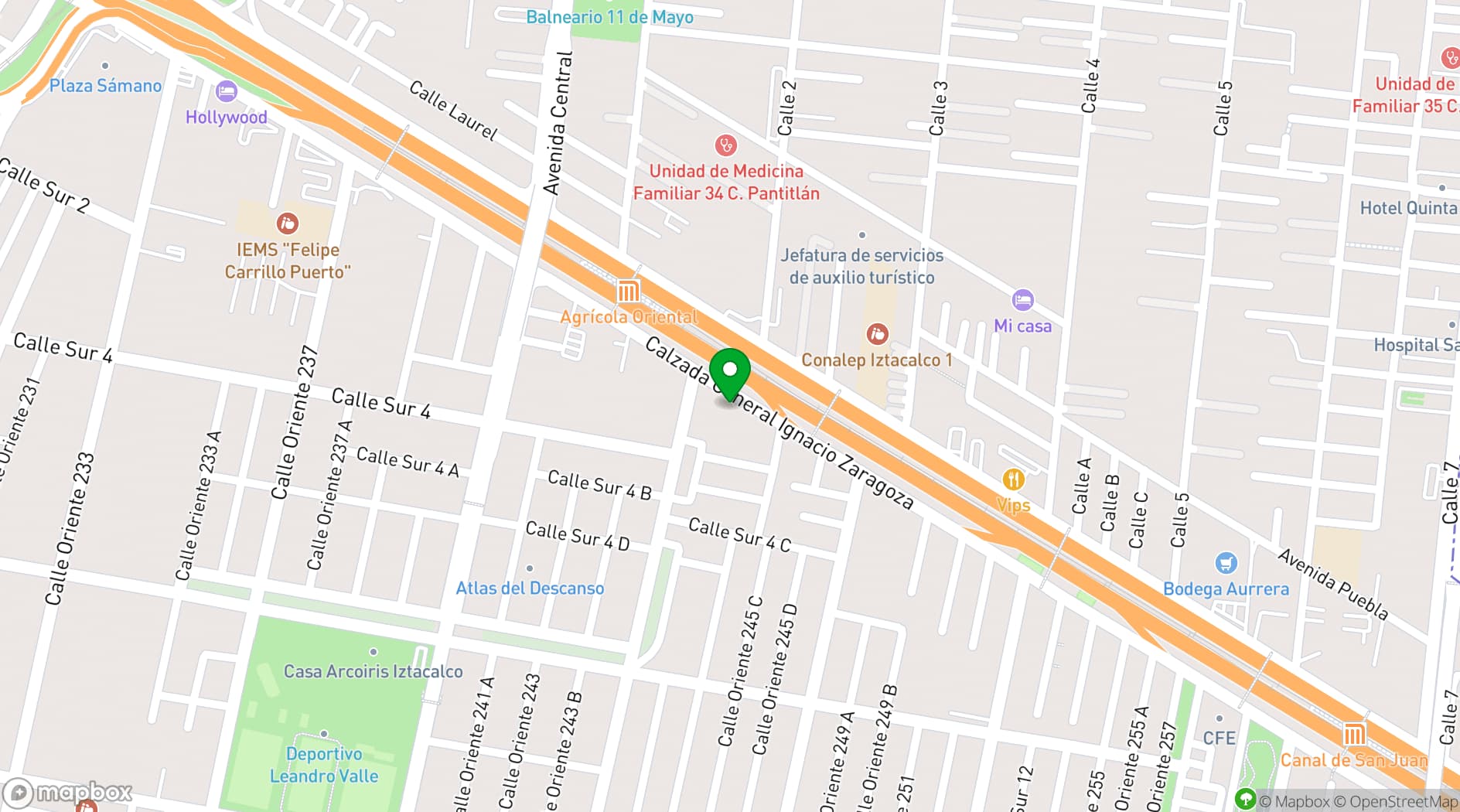 Map showing Chiki Planet