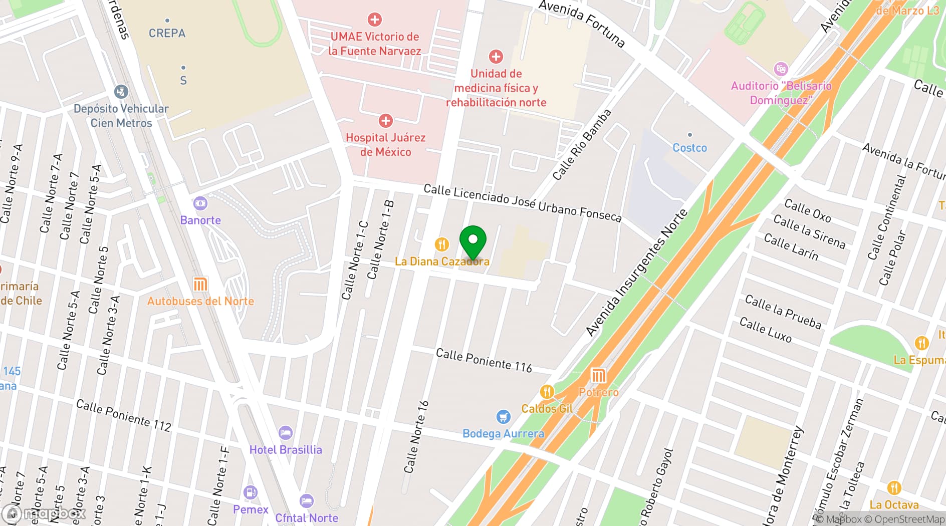 Map showing Come Play