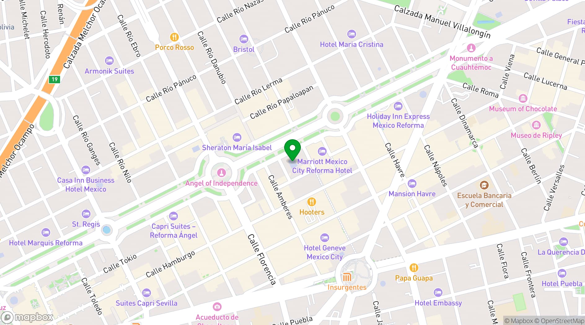 Map showing BENIU