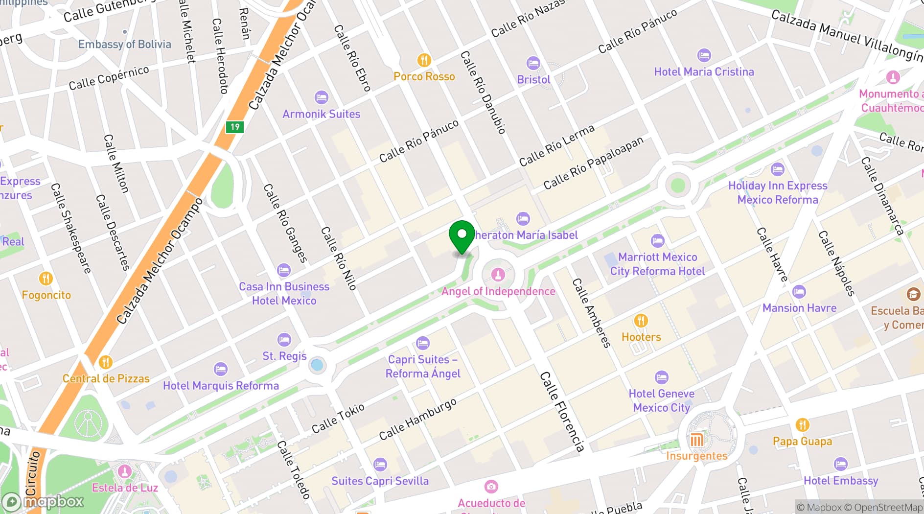 Map showing Salazar