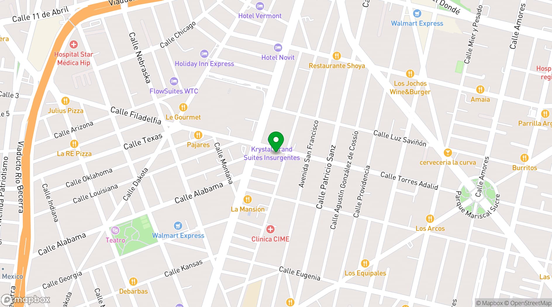 Map showing Coffeefy Workafe