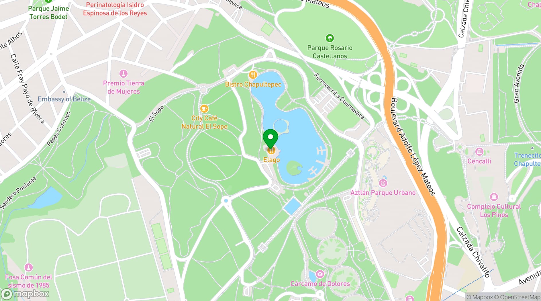 Map showing LagoAlgo