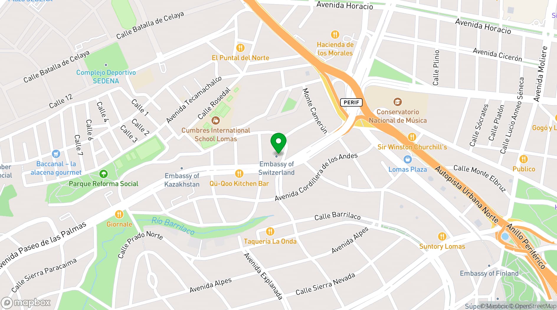 Map showing Morton's The Steakhouse