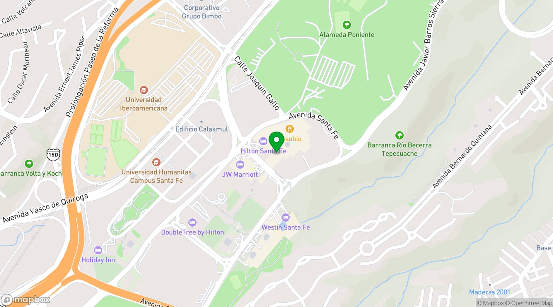 Map showing Alchemist Rooftop